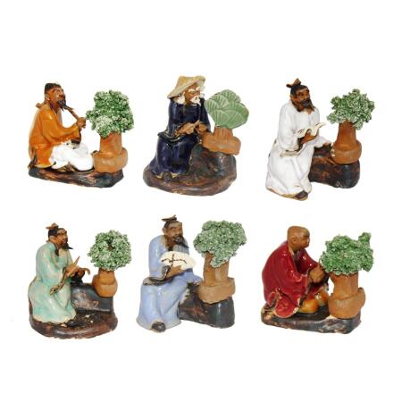 Traditional Chinese Bonsai-Miniatures - Set of 6 - Bonsai Master