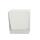Jardinière cube en verre - 6x6x6cm blanc