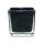 Übertopf Glas-Würfel - 8x8x8cm schwarz
