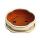 Bonsai-Schale mit Unterteller Gr. 2 hellbeige haitang/oval  Modell I5 L 14,5cm B 12,5cm H 5cm
