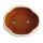 Bonsai-Schale mit Unterteller Gr. 2 hellbeige haitang/oval  Modell I5 L 14,5cm B 12,5cm H 5cm