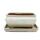 bol bonsaï avec soucoupe taille 2 - beige clair - carré - modèle g81 - l 14,5cm - b 11,5cm - h 6,5cm