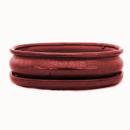 Bonsai bowl with saucer Gr. 3 - oval O47 - red - L 19cm -...
