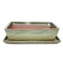 Bonsai bowl with saucer Gr. 4 - rectangular G30 -...