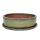 Bonsai bowl with saucer Gr. 4 - oval O1 - olive-brown - L 25cm - W 20cm - H 7,5cm