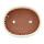 Bonsai bowl with saucer Gr. 4 - oval O7 - light beige - L 26cm - W 21cm - H 7,5cm