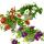 Eisenkraut hängend - Verbena - 12cm Topf - Set mit 3 Pflanzen - Farb-Mix
