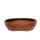 Bonsai pot XL - oval O4 - red - L37cm x W31cm x H9cm