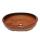 Bonsai pot XL - oval O4 - red - L37cm x W31cm x H9cm