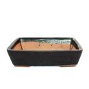 Bonsai pot - rectangular G30 - black / anthracite - L31cm...