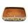 Bonsai pot XL - rectangular G92 - two-tone brown-beige - L35.5 x W28cm x H10cm