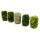 Set of 5 mini moss boxes - Real natural moss for handicrafts and decoration - 5 x approx. 30 cm³ - Ideal for plant bowls or glasses - Large set with 5 different types of moss #1