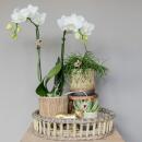 Kolibri Home - Decorative tray - Round bamboo bowl 30cm