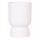 "Diabolo" planter - classic shape - delicate pastel colors - white - suitable for 12cm pots