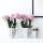 Planter "Face" - shape of a delicate harmonious face - gold and white - suitable for 6cm, 9cm and 12cm pots