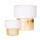 "Lush Gold" planter - luxury in white and gold - suitable for 9cm pots