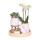 "Vintage Bowl" cachepot - ceramic in vintage look - white - suitable for 6cm pots