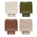 Cube" cachepot duo - set of 2 elegant cachepots -...