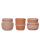 Trio de cache-pots "Terracotta Harmony" - 3 cache-pots au design harmonieux - adaptés aux pots de 6cm