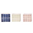 "Mosaic cube" cachepot trio - set of 3 colorful...