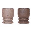 Cachepot duo "Vintage" - Goblet - Set of 2...