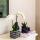 Hummingbird Orchids White Phalaenopsis Orchid Amabilis + Mosa decorative pot blue - pot size 9cm
