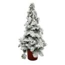 Kerosene tree - Christmas tree with snow - Christmas...