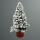 Kerosene tree - Christmas tree with snow - Christmas decoration - Christmas arrangement with wax - for outdoors - 40cm high