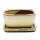Bonsai-Schale mit Unterteller Gr. 1 Hellbeige rechteckig Modell GB5 L 12cm B 9,5cm H 5,5 cm