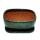 bonsai bol avec soucoupe Gr. 2 - Vert - rectangulaire - Modèle gb5 - l 17cm - l 13cm - h 7,5 cm
