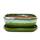 bonsai bol avec soucoupe Gr. 3 - Vert-beige - rectangulaire - Modèle gb5 - l 21,5cm - l 17cm - h 8 cm