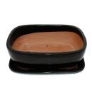 bonsai bol avec soucoupe Gr. 5 - Noir Anthracite -...