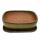 bonsai bol avec soucoupe Gr. 5 - Olive-brun - rectangulaire - Modèle gb5 - l 31cm - l 25cm - h 10cm