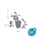 Bodendecker - Großblättriges Immergrün - Vinca major Alba - 9cm Topf - Set mit 60 Pflanzen