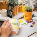 Kolibri Creatives |Pflanzen-Set mit 8 Pflanzen und Übertöpfen zum Selbst