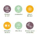 Exotenherz - Kletterpflanzen - Clematis montana Grandiflora - Weiß -2er Set - 11cm Topf