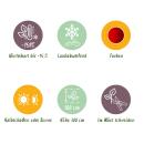 Acer palmatum "Sumi-nagashi" - japanischer Fächerahorn - laubabwerfend - 19cm Topf - 70cm - 2er Set - rot