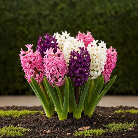 Exotic Heart Flower Bulb - Hyacinth Hyacinth Pastel Mix (10 pieces) Diameter 14-15cm