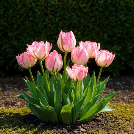 Exotenherz flower bulbs - Tulips Tulipa Double Pink (12 pieces)