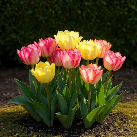 Exotenherz Blumenzwiebeln - Tulpen Tulipa Foxtrot Mix  (12 Stück) Durchmesser 11-12cm