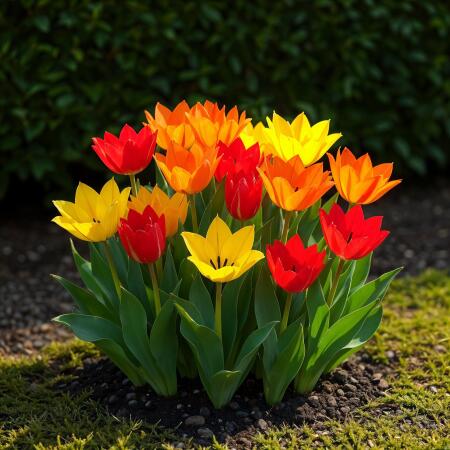 Exotenherz Blumenzwiebeln - Tulpen Tulipa Praestans Mix (25 Stück) Durchmesser 8-9cm