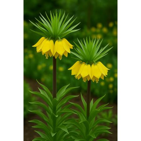 Exotenherz Blumenzwiebeln - Fritillaria Kaiserskrone Lutea ( 5 Stück)