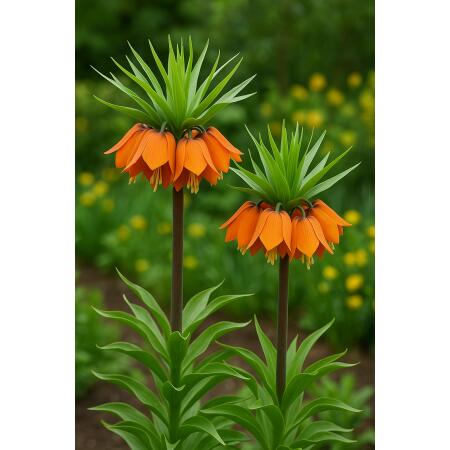 Exotenherz Flower bulbs - Imperial Crown Fritillaria `Garland Star` (5 pieces)