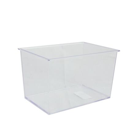 Aquarium en plastique vide, moyen