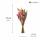 Bouquet de fleurs - Fleurs séchées - Fleurs des champs naturelles - Rose - 15cm de diamètre - 35cm de longueur