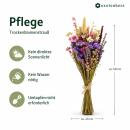 Bouquet - Dried Flowers - Natural Field Flowers - Pink - 20cm Diameter - 50cm Length