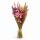 Bouquet - Dried Flowers - Natural Field Flowers - Pink - 25cm Diameter - 60cm Length