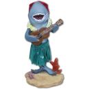 Hawaii miniature Dashboard Hula Doll - Shark with ukulele