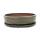 Bonsai cup and saucer Gr. 5 - olive brown - oval - model O7 - L 31cm - B 24cm - H 7,5 cm