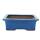 Bonsai cup and saucer Gr. 3 - blue - square - model G29 - L 18cm - B 13cm - H 6cm